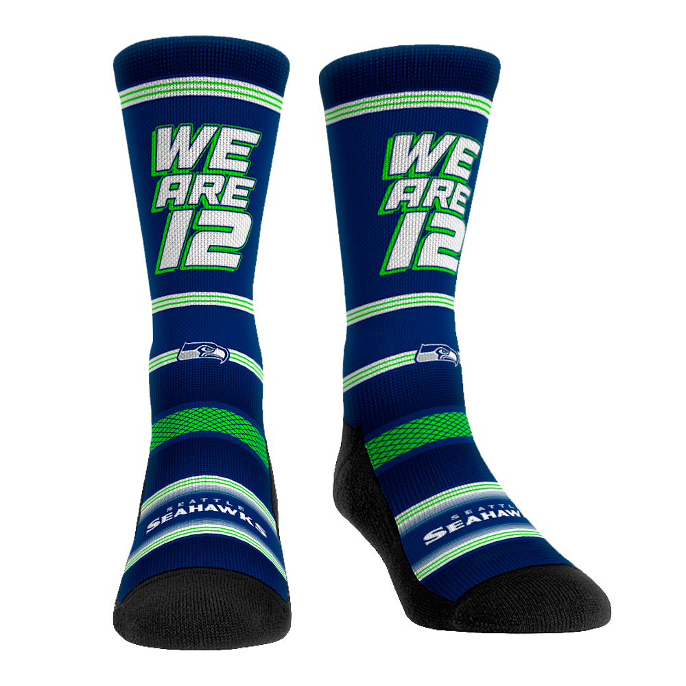 Seattle Seahawks - We Are 12 Crew Socks