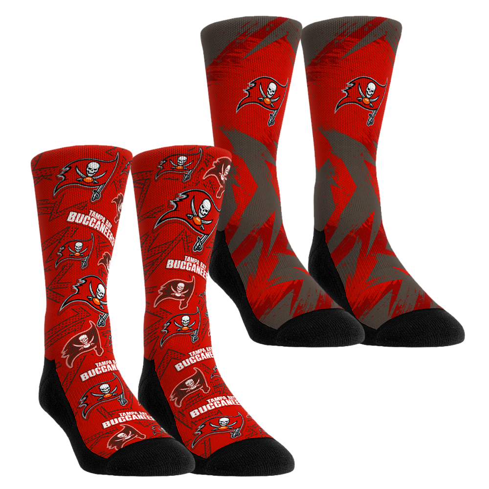 Tampa Bay Buccaneers - Game Day 2-Pack Crew Socks