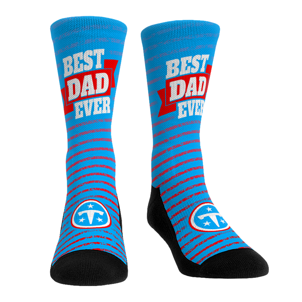 Tennessee Titans - Best Dad Ever Crew Socks