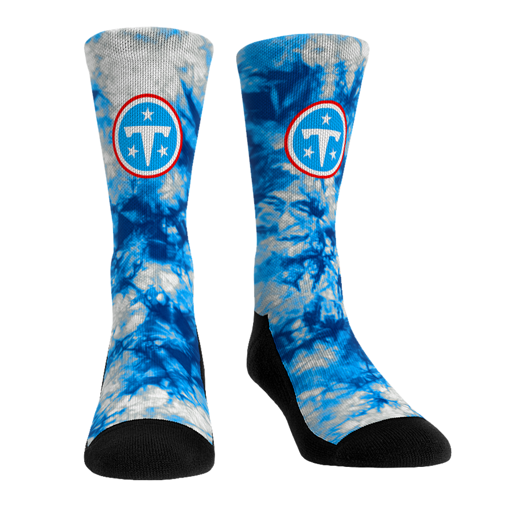 Tennessee Titans - Team Tie Dye Crew Socks