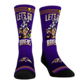 Baltimore Ravens - Looney Tunes - Team Pile Up Crew Socks
