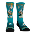 Miami Dolphins - Looney Tunes - Team Pile Up Crew Socks