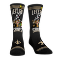 New Orleans Saints - Looney Tunes - Team Pile Up Crew Socks