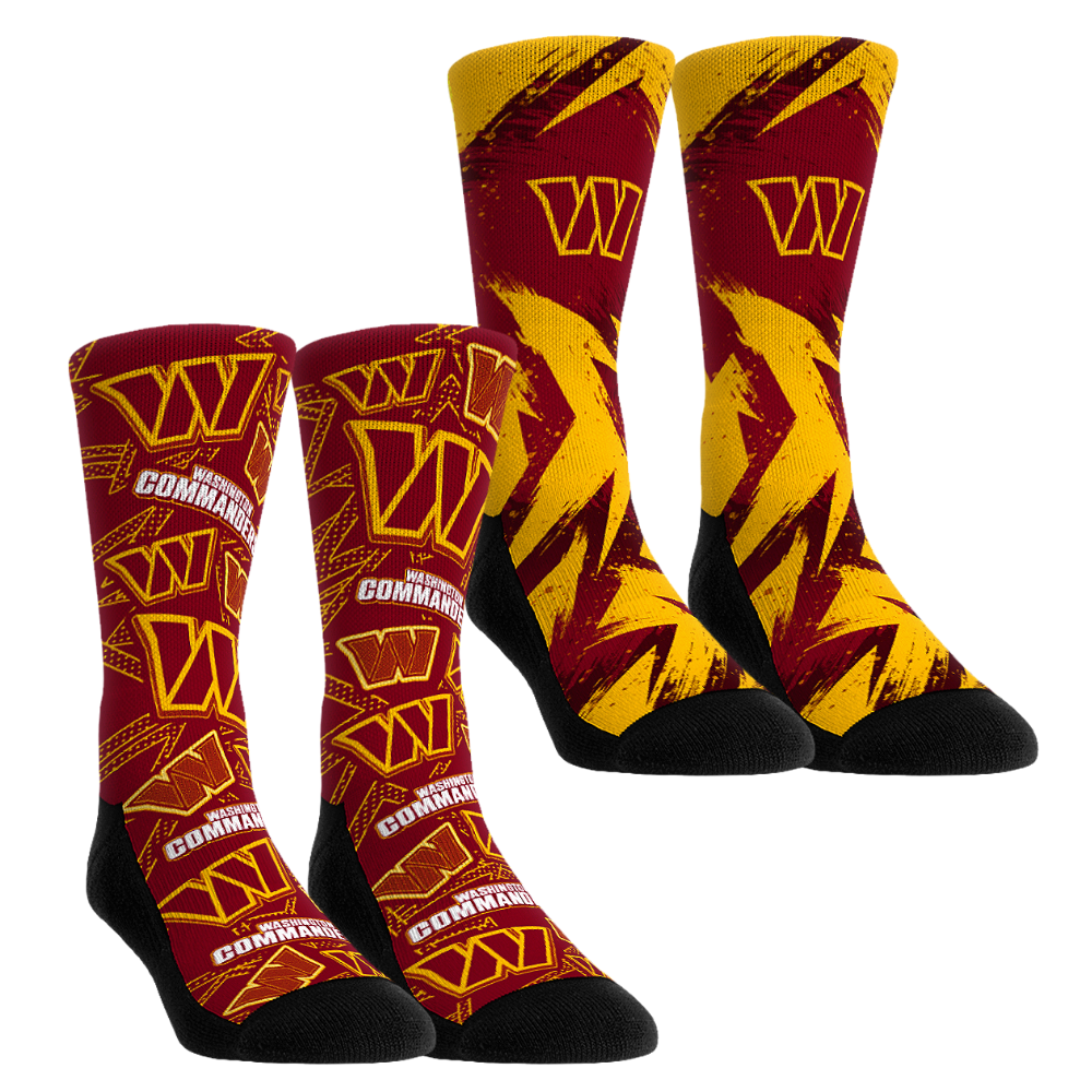 Washington Commanders - Game Day 2-Pack Crew Socks