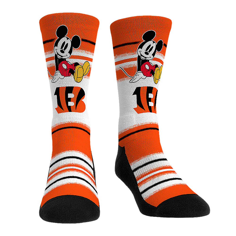 Cincinnati Bengals - Disney - Sit Stripe Crew Socks