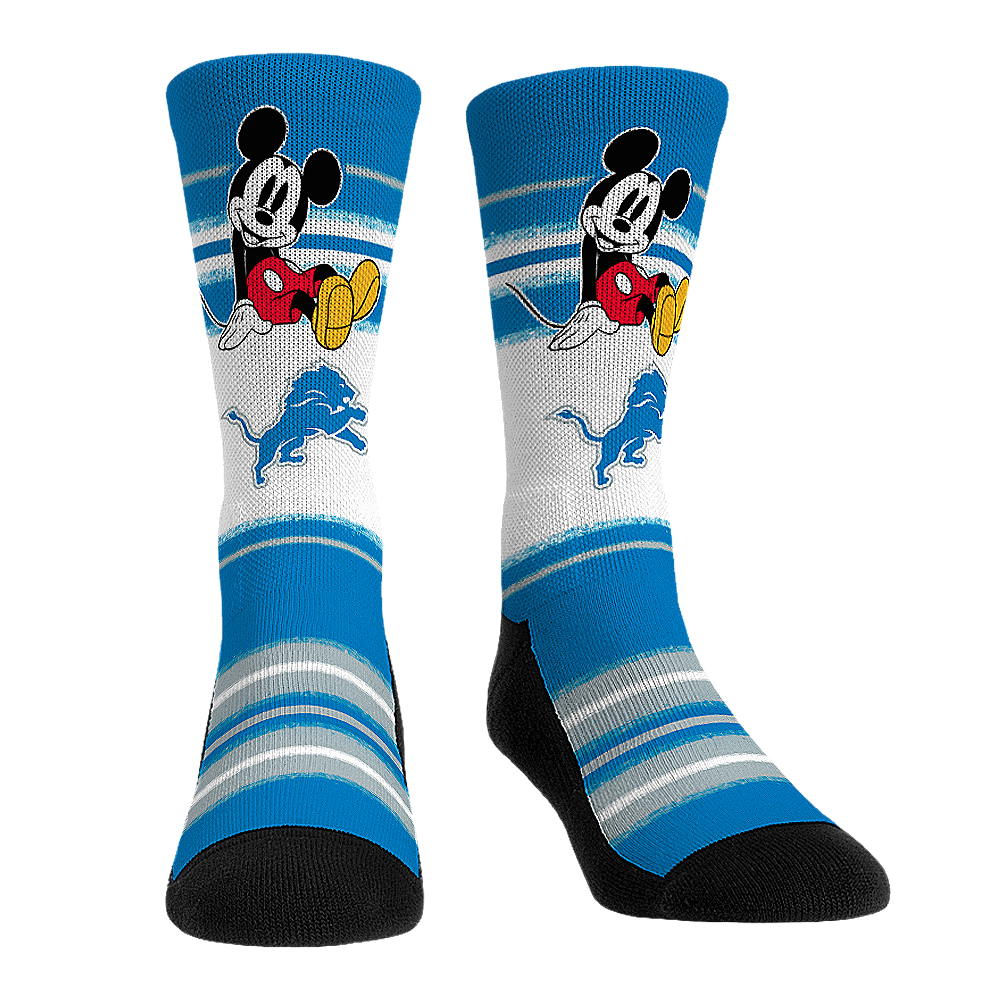 Detroit Lions - Disney - Sit Stripe Crew Socks