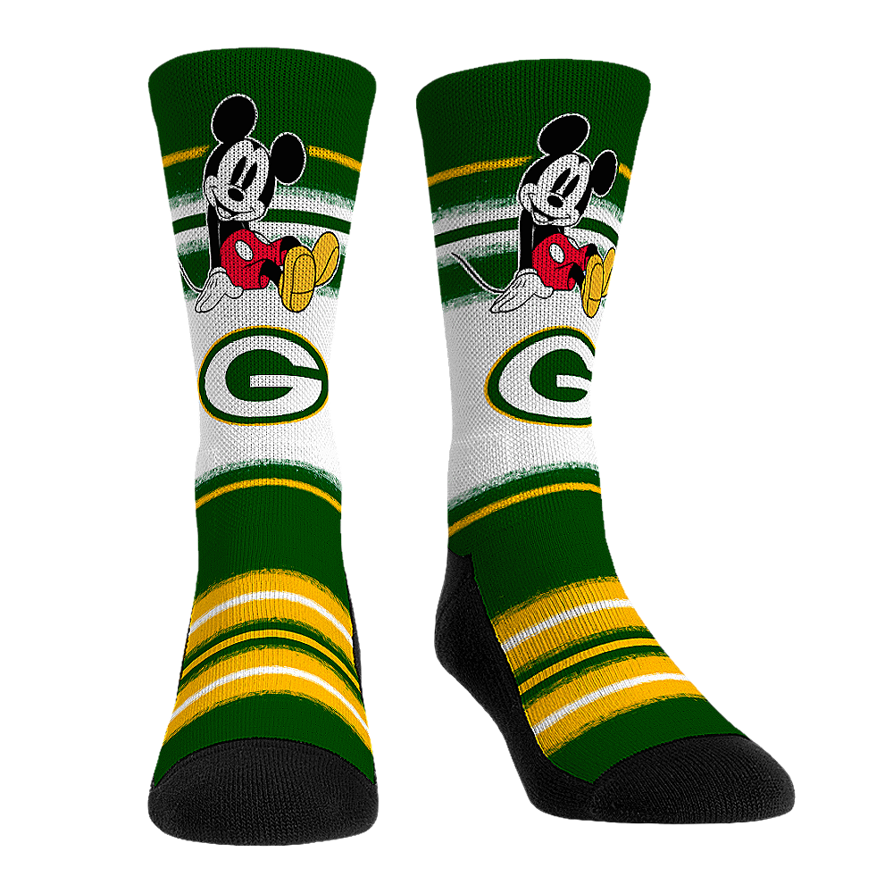 Green Bay Packers - Disney - Sit Stripe Crew Socks