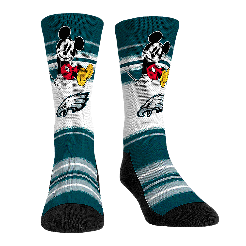 Philadelphia Eagles - Disney - Sit Stripe Crew Socks