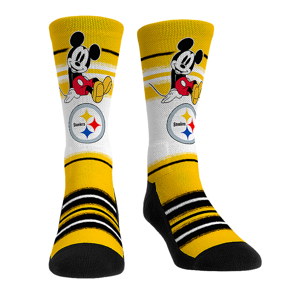 Pittsburgh Steelers - Disney - Sit Stripe Crew Socks