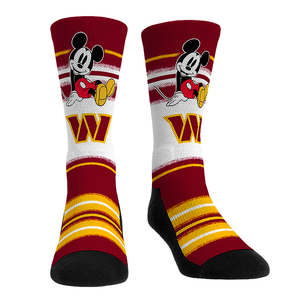 Washington Commanders - Disney - Sit Stripe Crew Socks