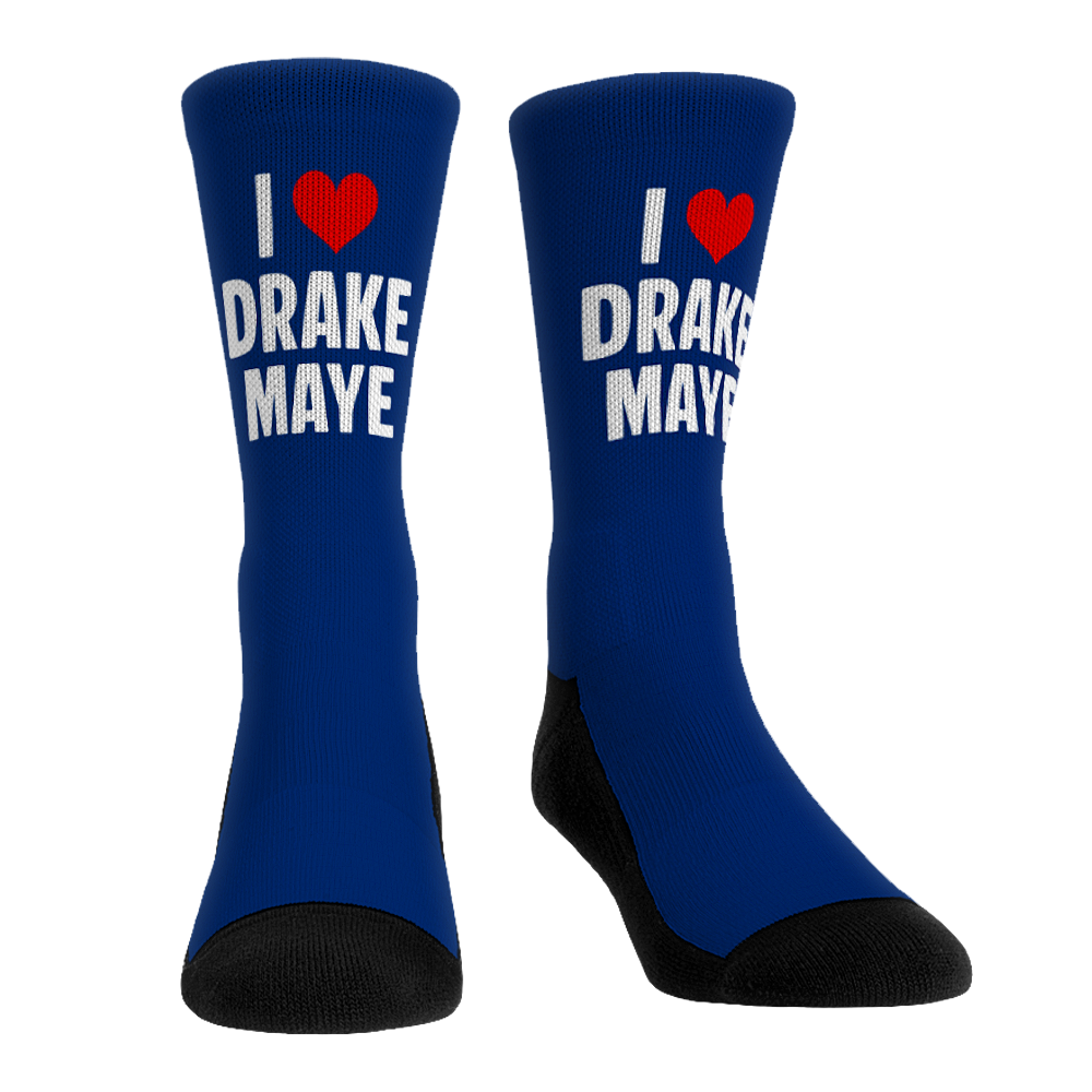 Drake Maye - Heart Crew Socks