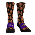 Lamar Jackson - Baltimore Ravens - Face Repeat Crew Socks