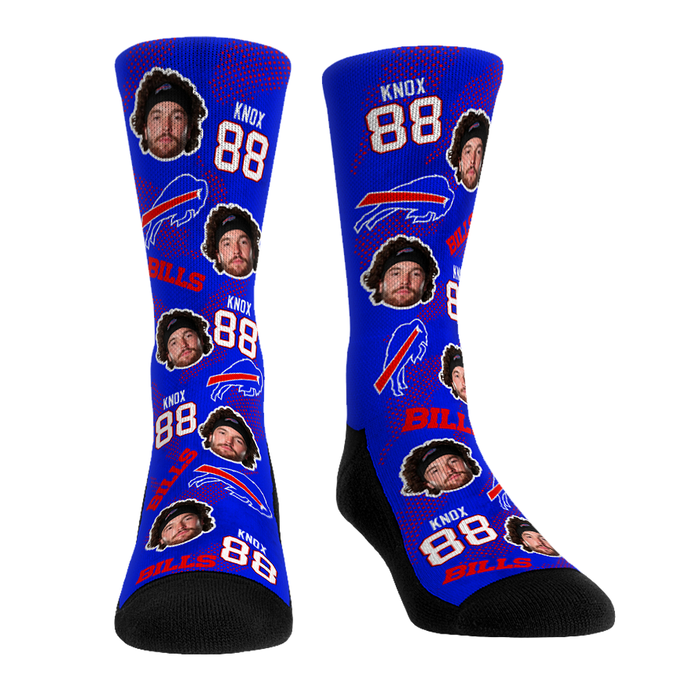 Dawson Knox - Buffalo Bills - Football Guy Crew Socks