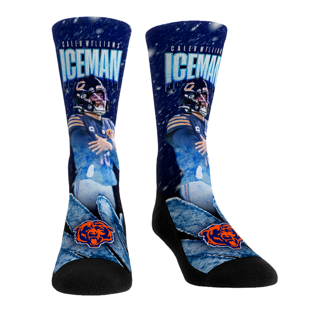 Caleb Williams - Chicago Bears - Iceman Crew Socks