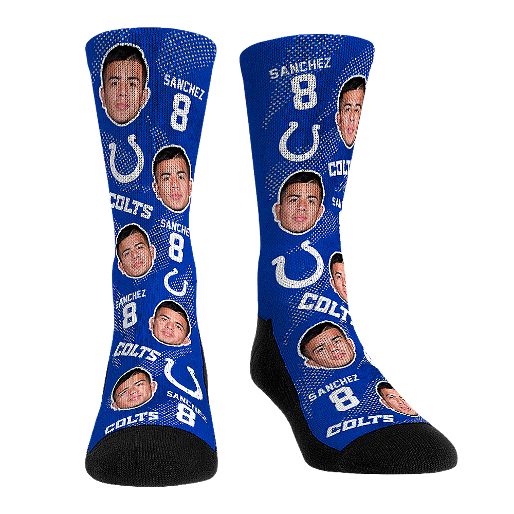 Rigoberto Sanchez - Indianapolis Colts - Football Guy Crew Socks