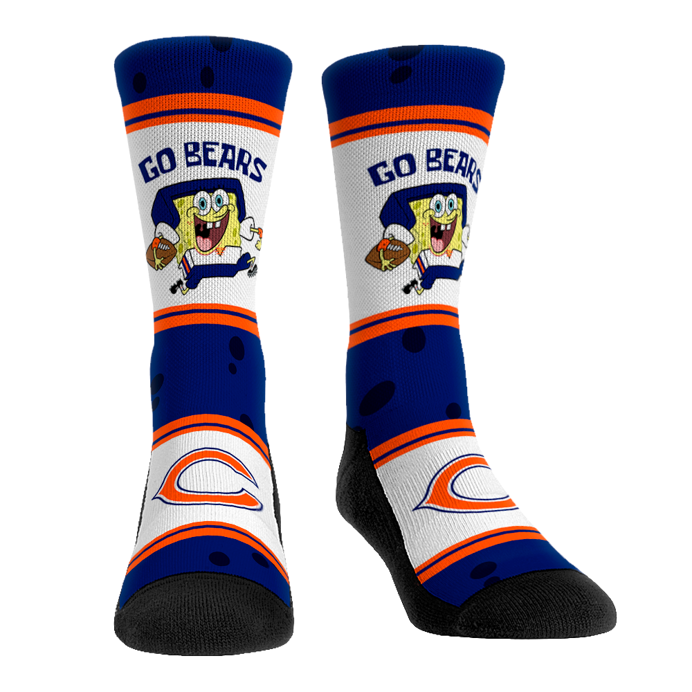 Chicago Bears - SpongeBob SquarePants - Team Up Crew Socks