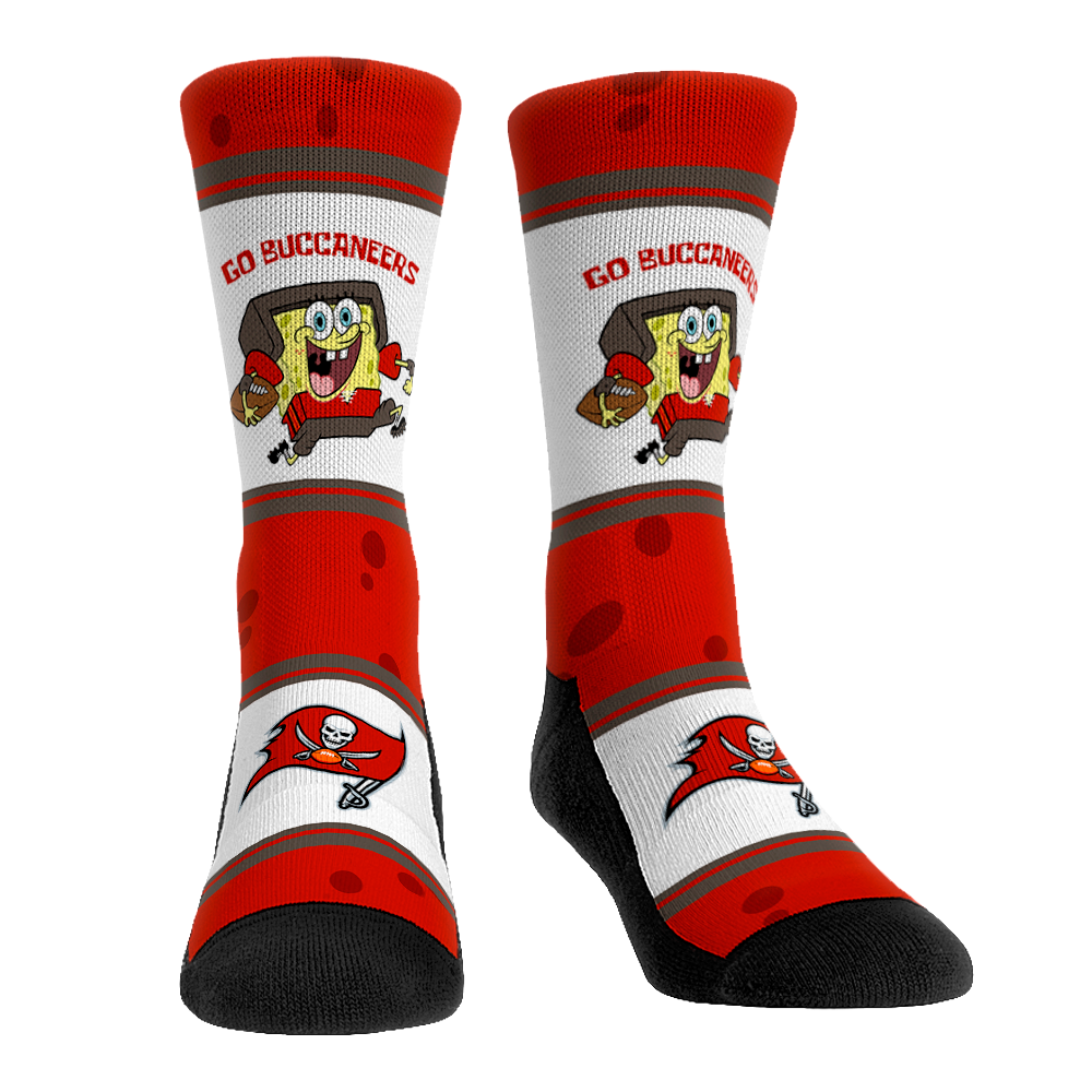 Tampa Bay Buccaneers - SpongeBob SquarePants - Team Up Crew Socks