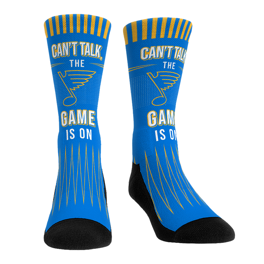 St. Louis Blues - Can't Talk Crew Socks