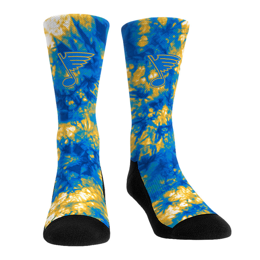St. Louis Blues - Team Tie Dye Crew Socks