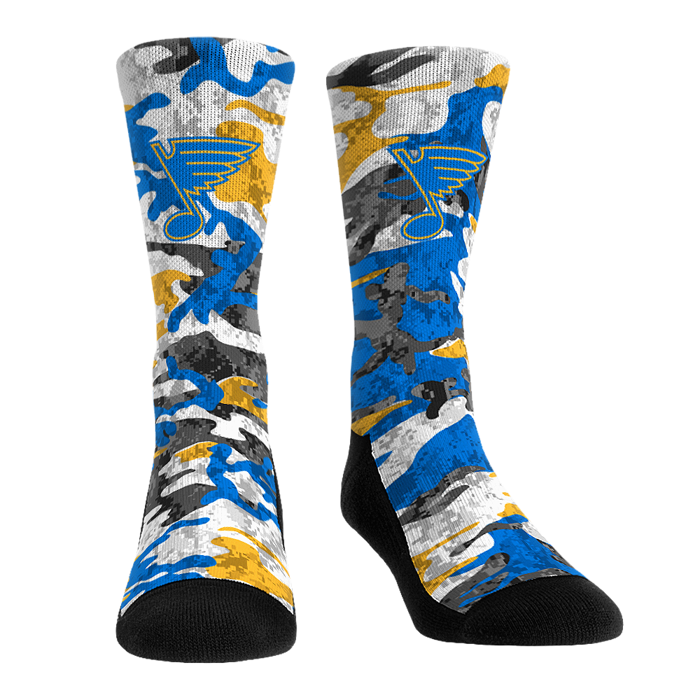 St. Louis Blues - What the Camo Crew Socks
