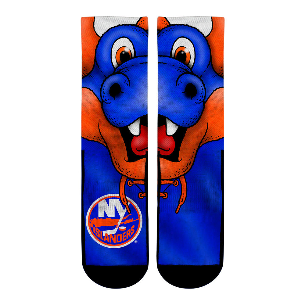New York Islanders - Split Face Mascot Crew Socks