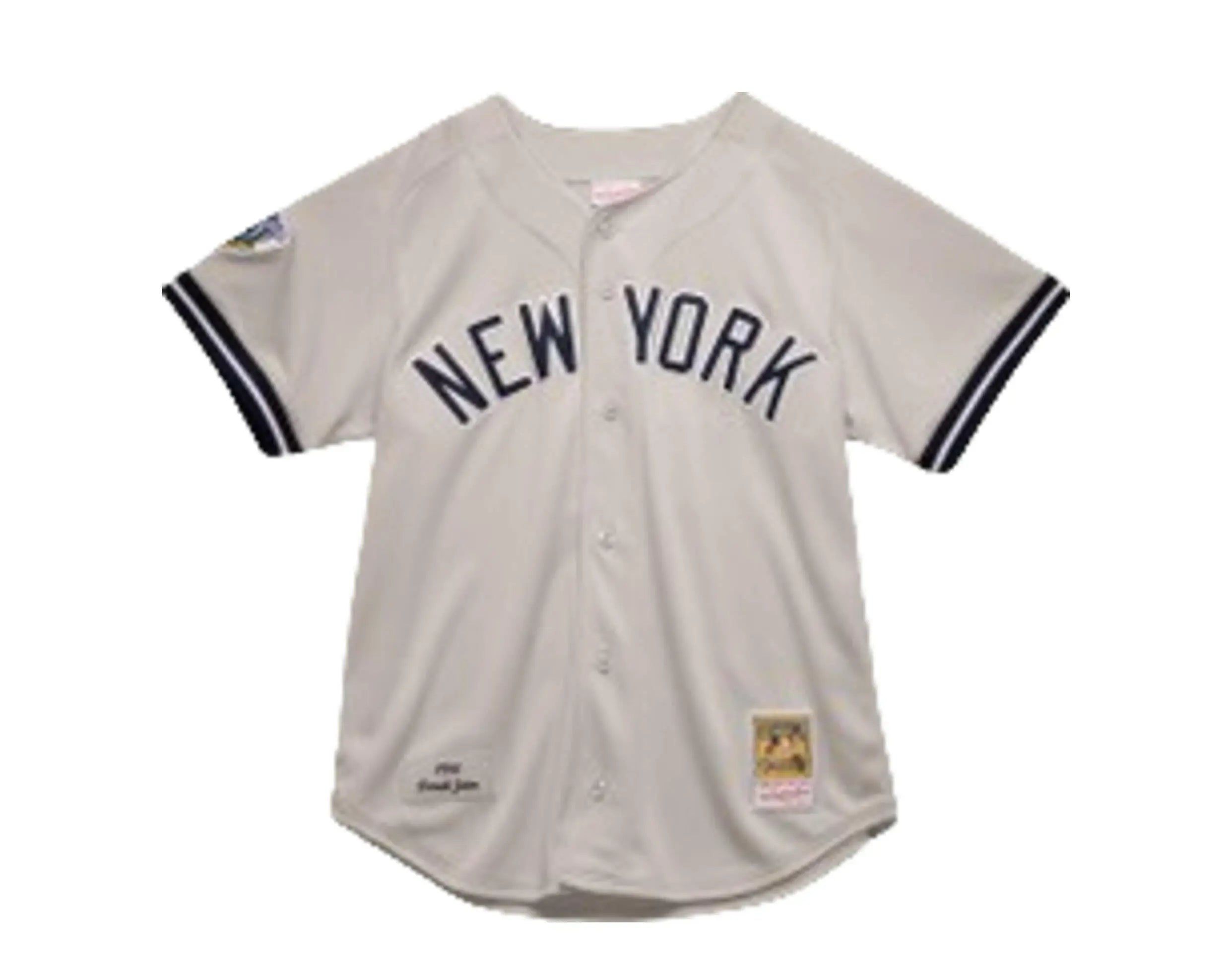 Mitchell & Ness New York Yankees Derek Jeter Authentic Jersey Men Jersey Grey/Navy