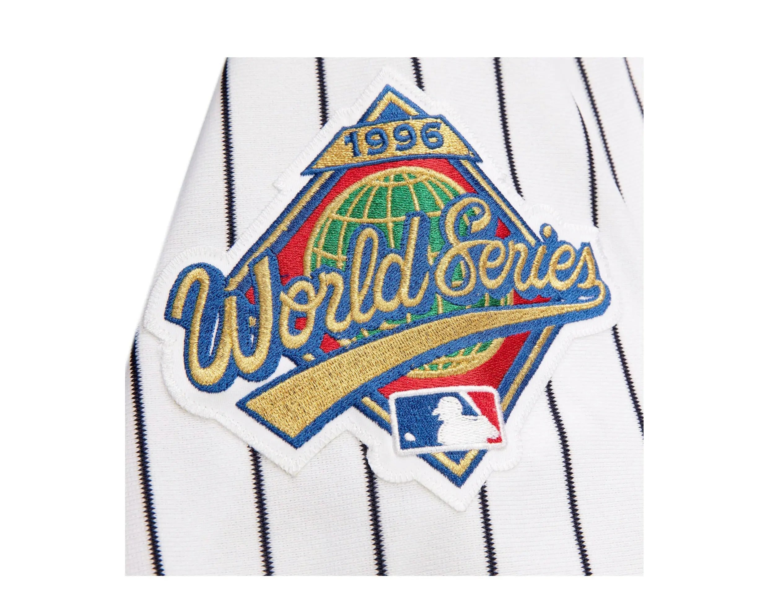 Mitchell & Ness New York Yankees Derek Jeter Authentic Jersey Men Jersey White/Navy Pinstripe