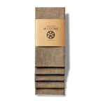 WONDERWALL ‘Maison Élégance’ Tan Chambray Napkin with Contrast Stitching