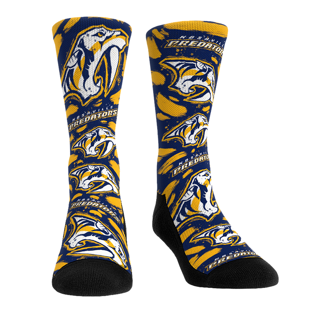 Nashville Predators - Logo Paint Crew Socks
