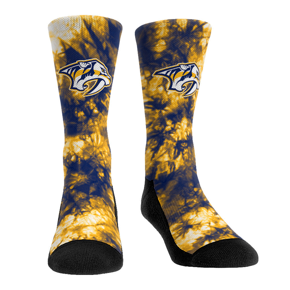 Nashville Predators - Team Tie Dye Crew Socks