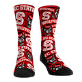 NC State Wolfpack - Logo Sketch Crew Socks