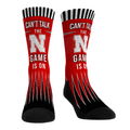 Nebraska Huskers - Can't Talk Crew Socks