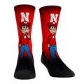 Nebraska Huskers - Mascot Pump Up! Crew Socks