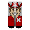 Nebraska Huskers - Herbie Husker Mascot Crew Socks