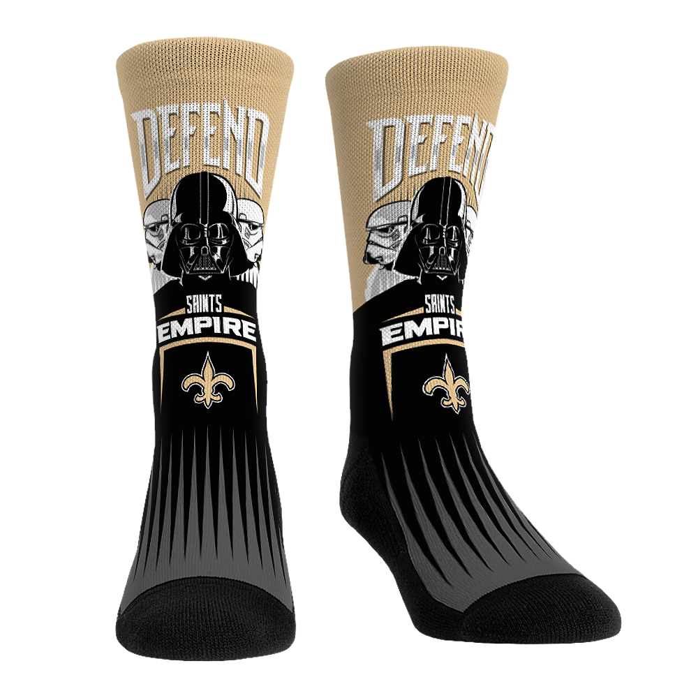 New Orleans Saints - Star Wars - Defend the Empire Crew Socks