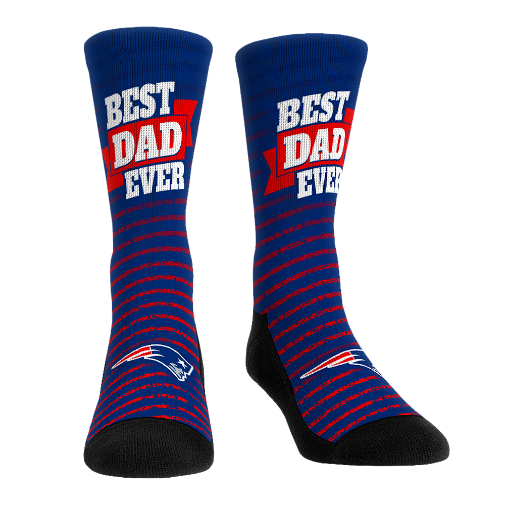 New England Patriots - Best Dad Ever Crew Socks