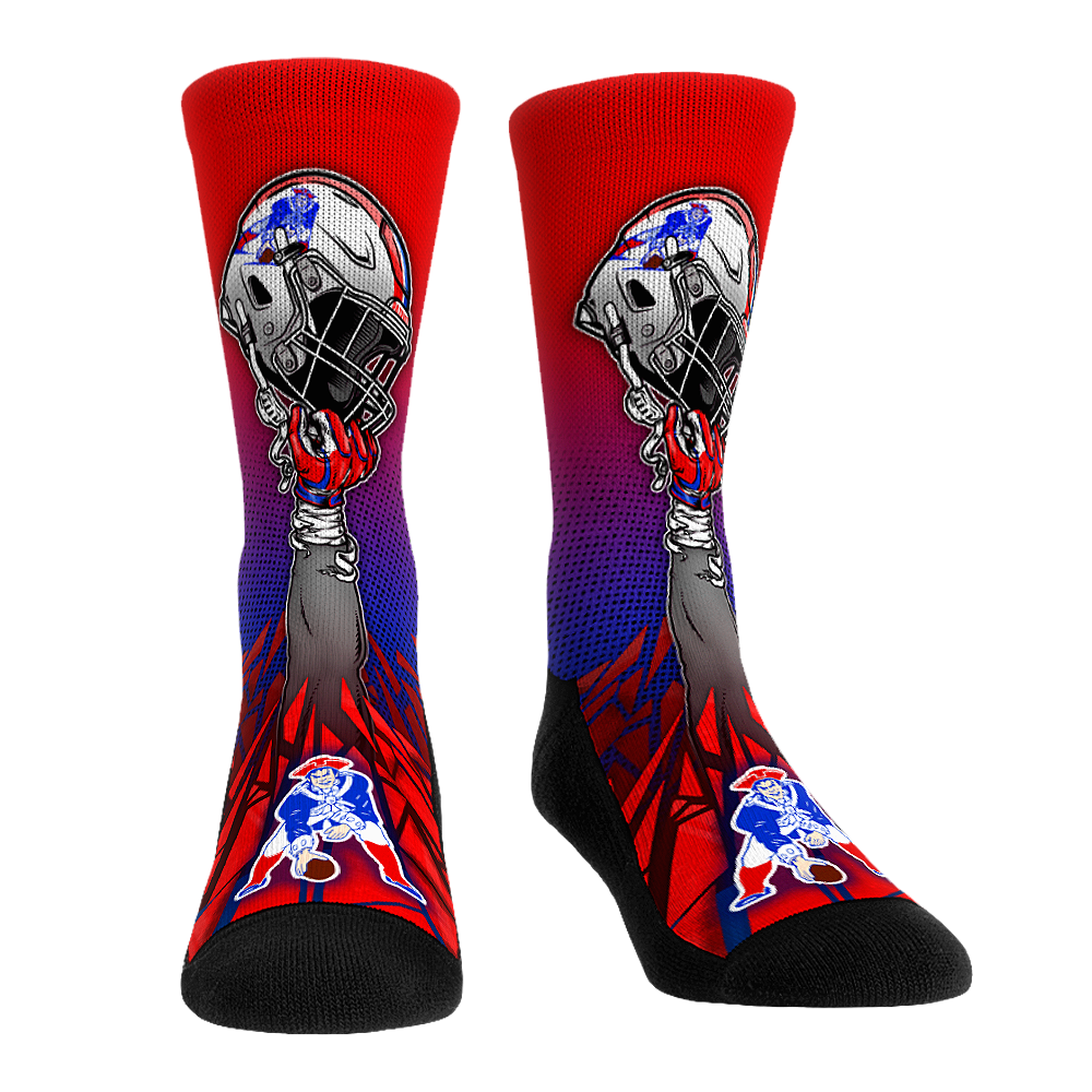 New England Patriots - Alternate Helmet Smash Crew Socks