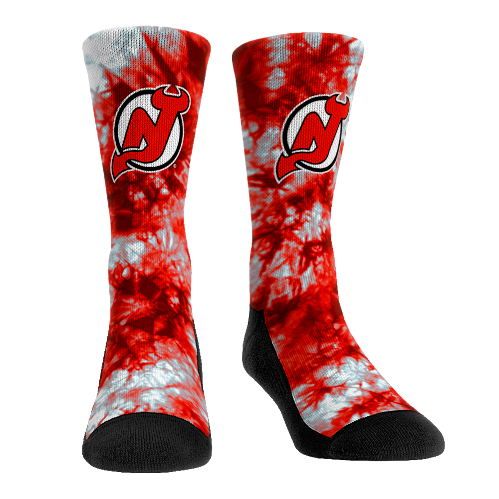 New Jersey Devils - Team Tie Dye Crew Socks