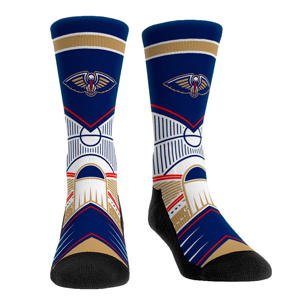 New Orleans Pelicans - Full Court Press Crew Socks