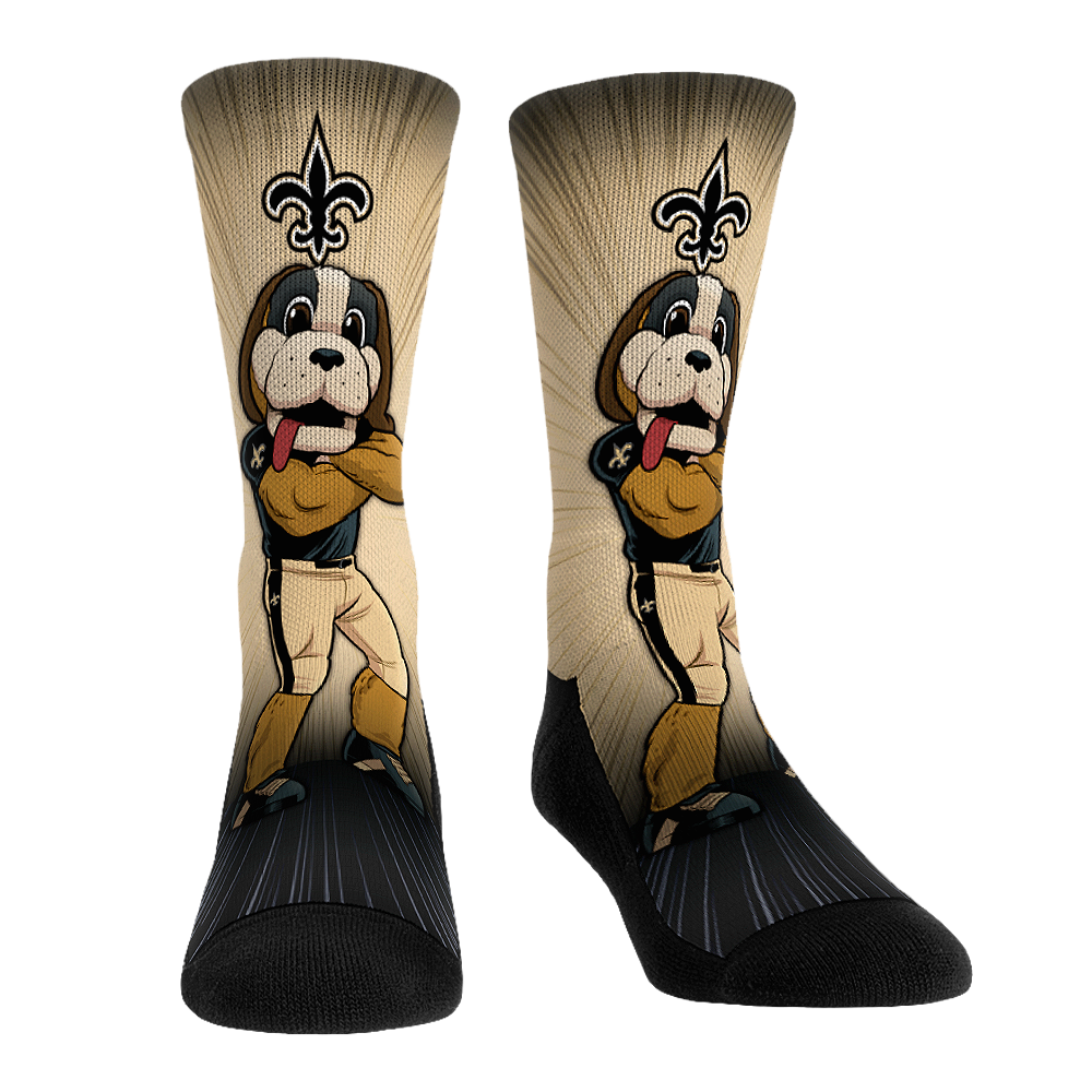 New Orleans Saints - Mascot Pump Up! Crew Socks