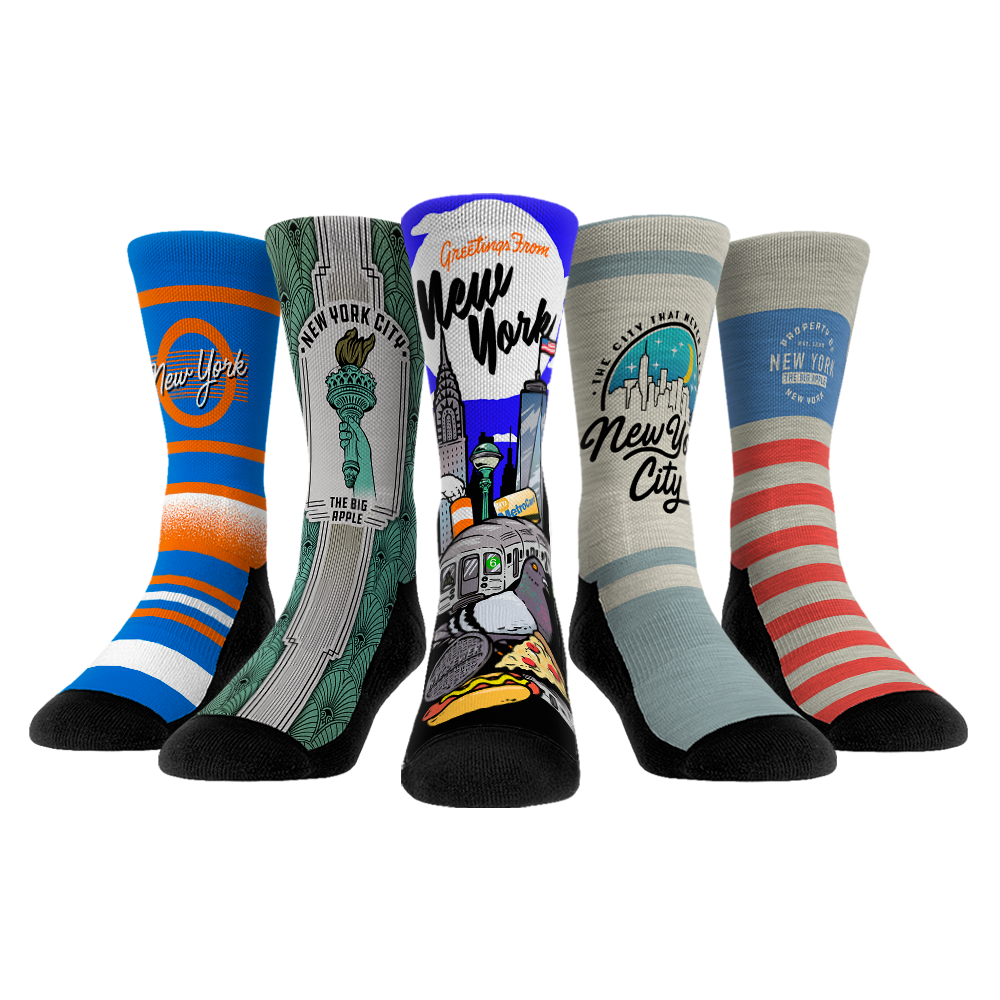 New York Crew Socks 5-Pack