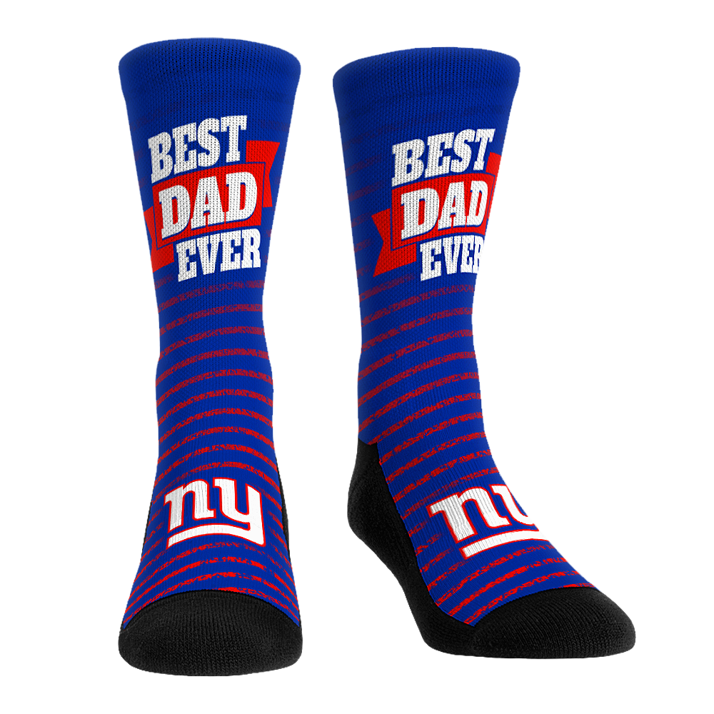 New York Giants - Best Dad Ever Crew Socks