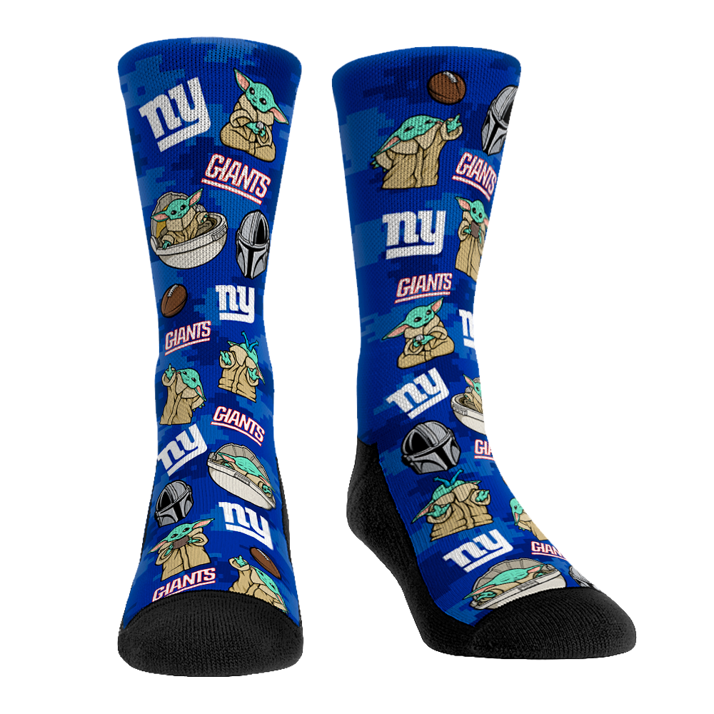 New York Giants - Star Wars - Grogu All-Over Crew Socks