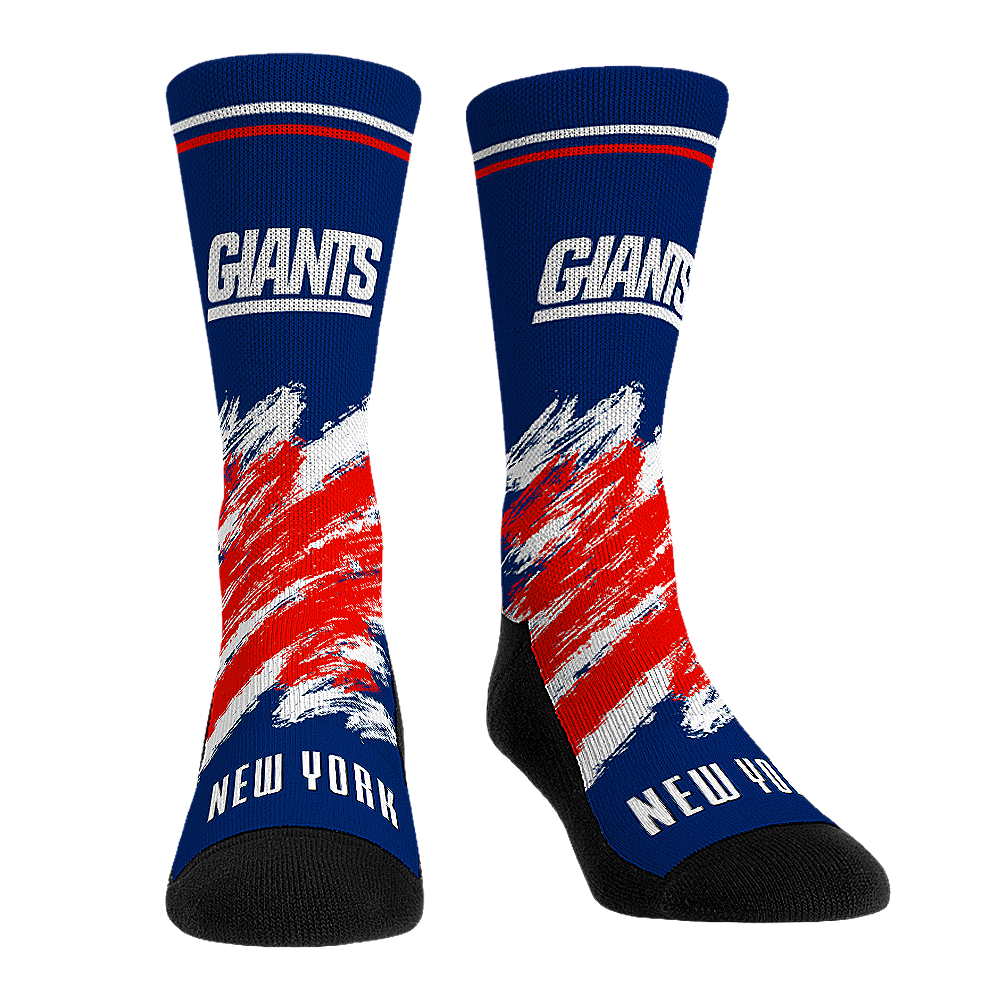 New York Giants - Throwback Paint Crew Socks