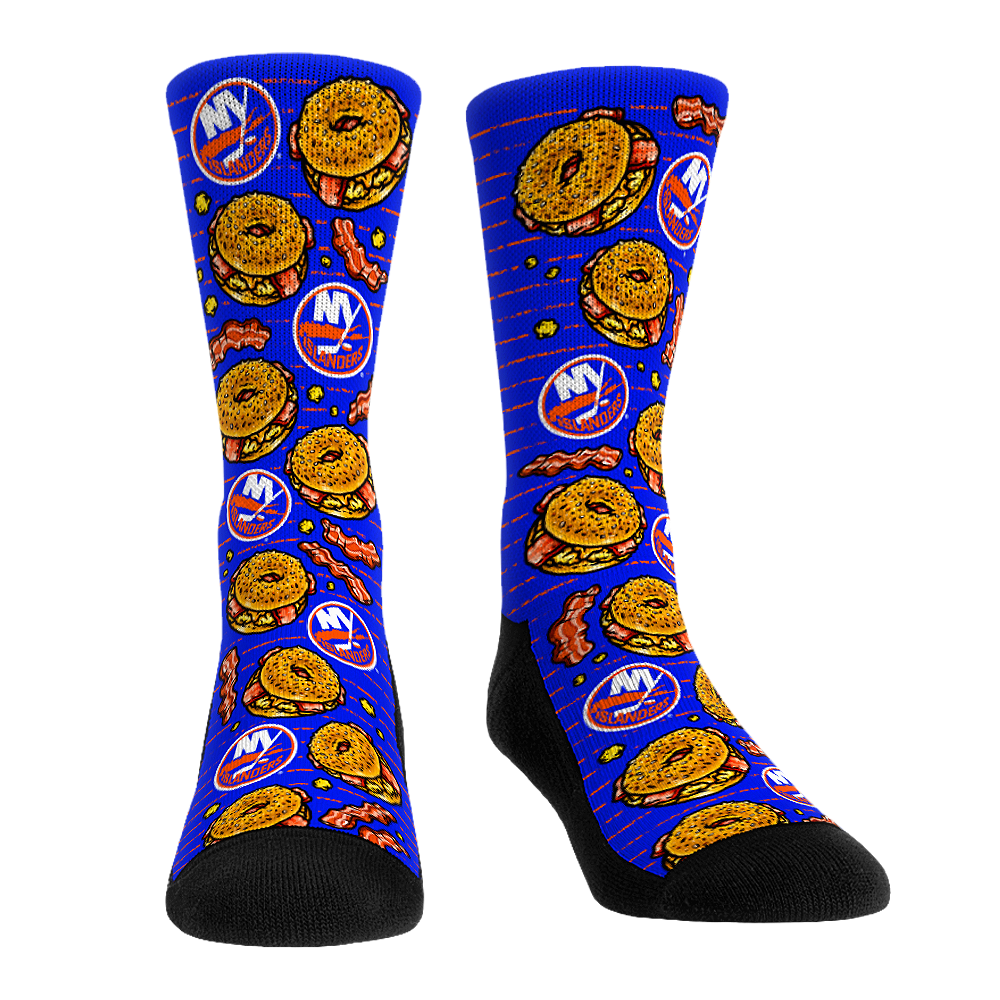 New York Islanders - Bacon, Egg & Cheese Crew Socks