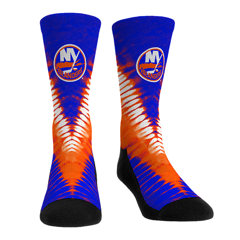 New York Islanders - V Shape Tie Dye Crew Socks