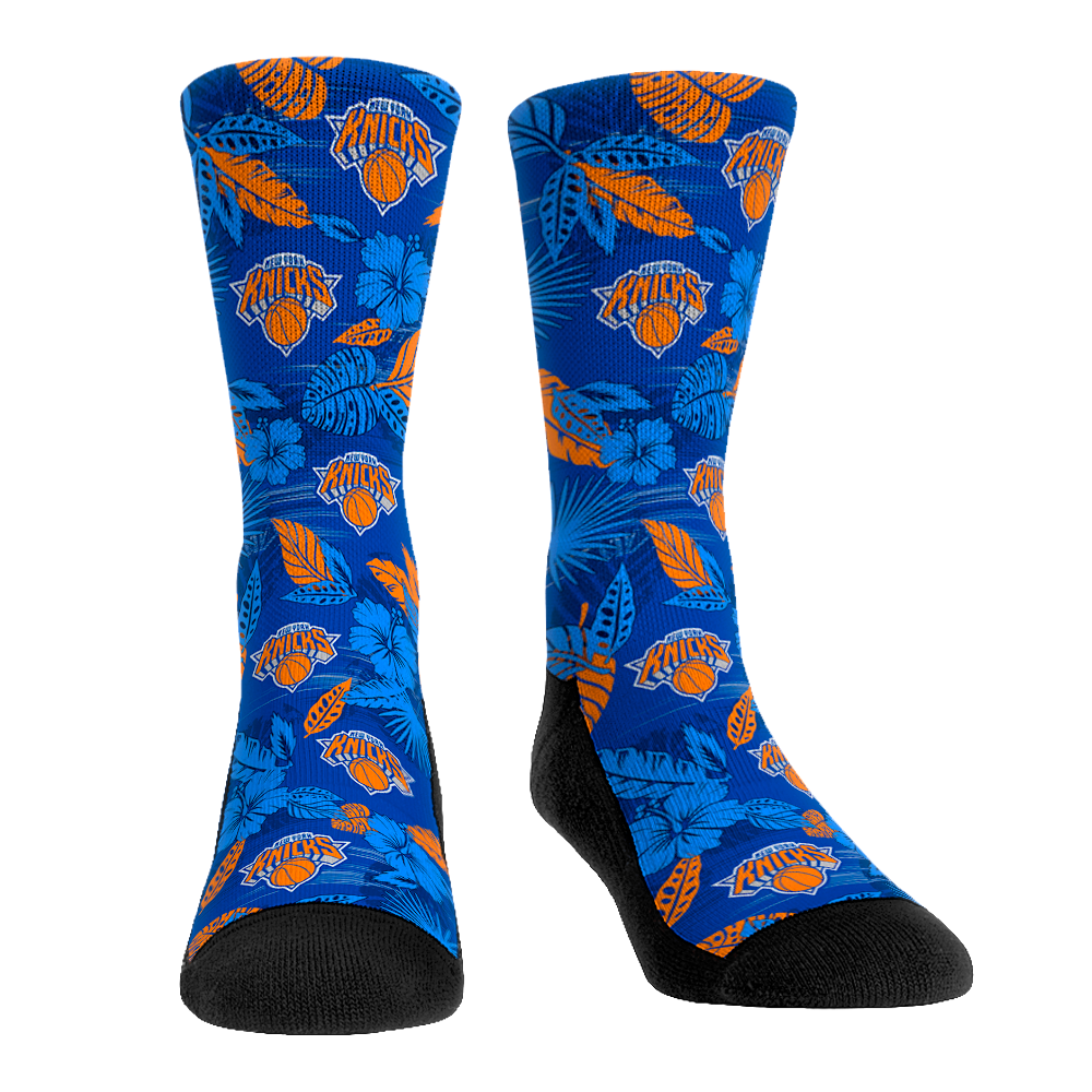 New York Knicks - Floral Crew Socks