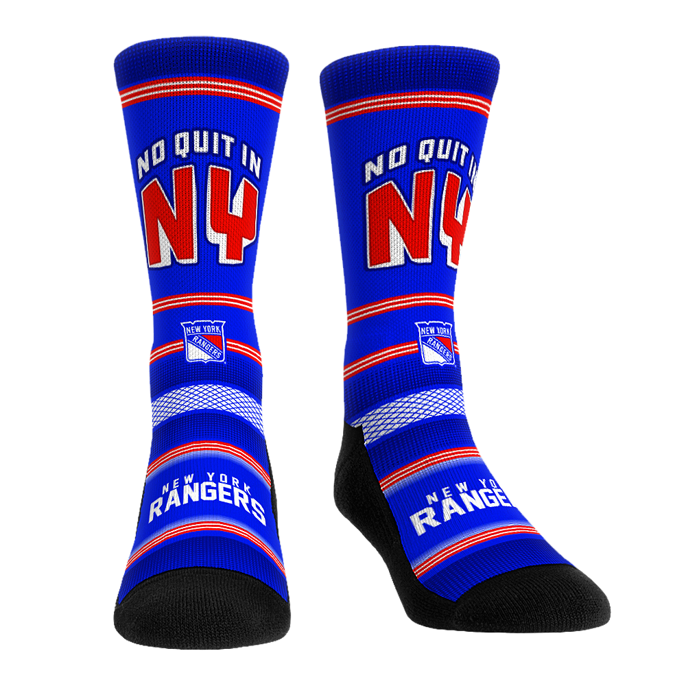 New York Rangers - Slogan Crew Socks