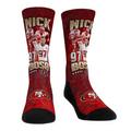 Nick Bosa - San Francisco 49ers - Retro Photo Crew Socks