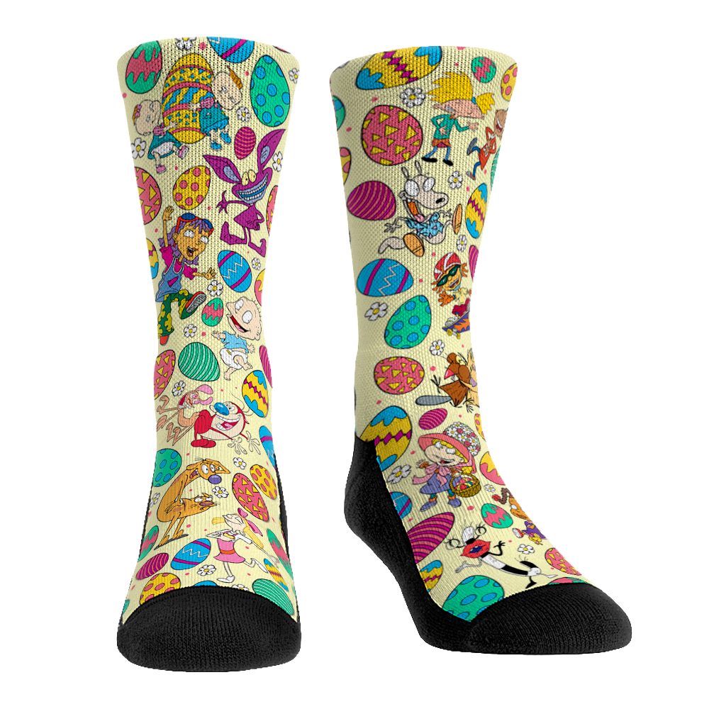 Nickelodeon - 90s Easter All-Over Crew Socks